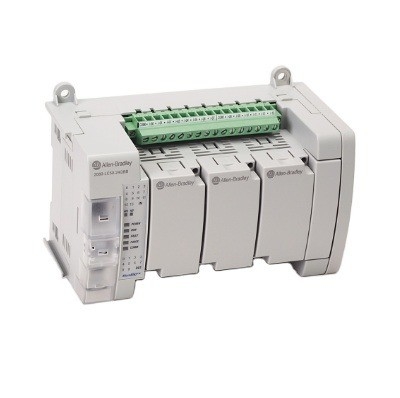 2080-LC50-24QBB Controlador lógico programável PLC com ecrã LED e outras características