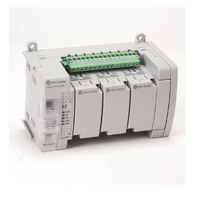 2080-LC50-24QBB Controlador lógico programável PLC com ecrã LED e outras características