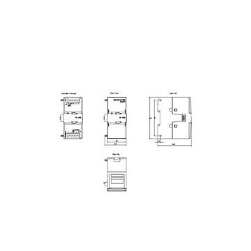 100% de origem SIEMENS 6ES7288-3AQ02-0AA0 S7-200 SMART Output Análogo SM AQ02 2 AO