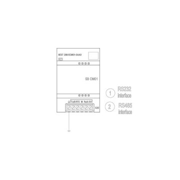 SIMATIC S7-200 SMART CM 01 RS485 9-pólio D-sub-pin suporta Freeport 6ES72885CM010AA0
