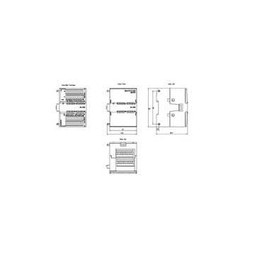 SIMATIC S7-200 SMART Digital I/O SM DR32 16DI/16DO 16 DI 24 V DC Sink/Source 16 DO relé 2 A Original