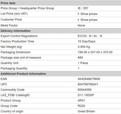 Voltagem de entrada 380-480V 0,75KW G120X Conversor de frequência para Siemens 6SL3220-1YE10-0UF0