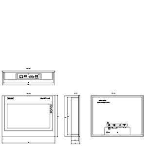 SIMATIC HMI SMART 1000 IE V3 Produto de automação industrial com rede Ethernet