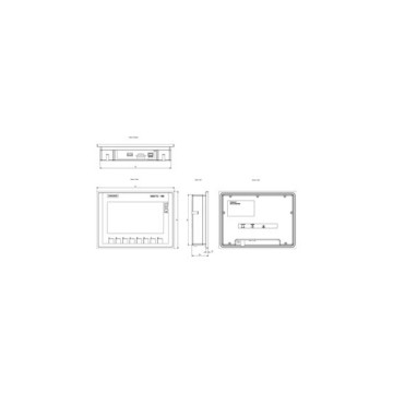 100% toque SIMATIC original para Siemens HMI KTP700 versão básica DP painel fino 6AV21232GA030AX0