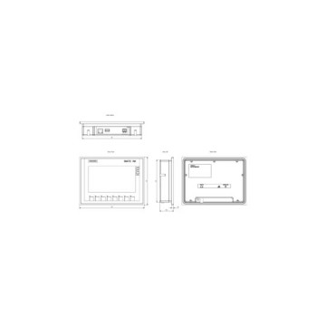 Ecrã táctil de interface homem-máquina 100% original Siemens 6AV2123-2GB03-0AX0