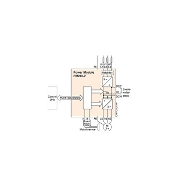 Automação industrial 100% original SINAMICS PM240-2 Módulo 1.1kW 6SL3210-1PE14-3UL1