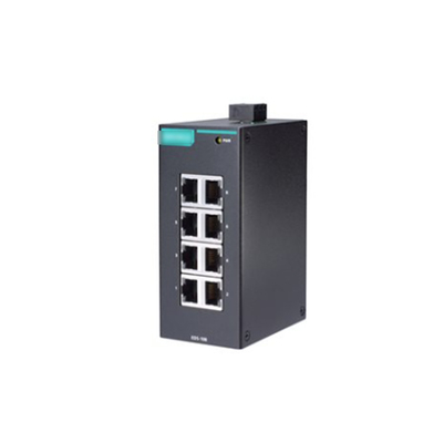 EDS-108 Interruptor Ethernet não gerenciado de 8 portas para montagem de guia de automação industrial MOXA