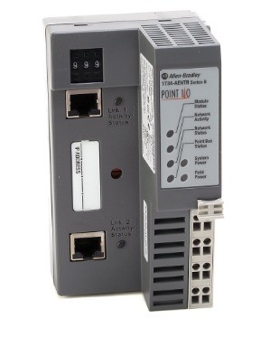 Outros controladores de programação de tensão nominal A-B 1734-AENTR Plc para controlo industrial