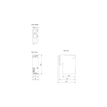 ET 200SP Adaptador de autocarro Interface de comunicação Outro MODULO 6ES71936AR000AA0 BA 2XRJ45