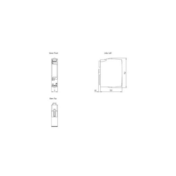 Módulo de saída digital DQ 8x 24V DC 0,5A Padrão 6ES7132-6BF01-0BA0 ET MODULO 200SP
