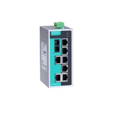 EDS-208A Série 8-Port Unmanaged Industrial Ethernet Switch com entrada dupla de energia redundante