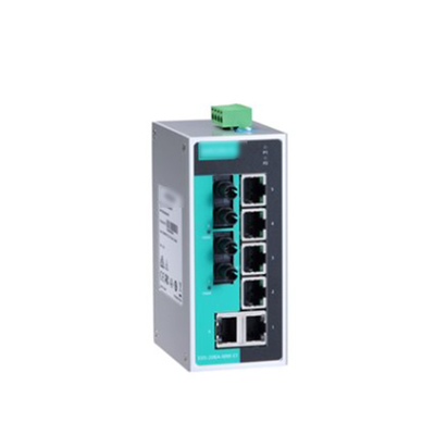 EDS-208A Série 8-Port Unmanaged Industrial Ethernet Switch com entrada dupla de energia redundante