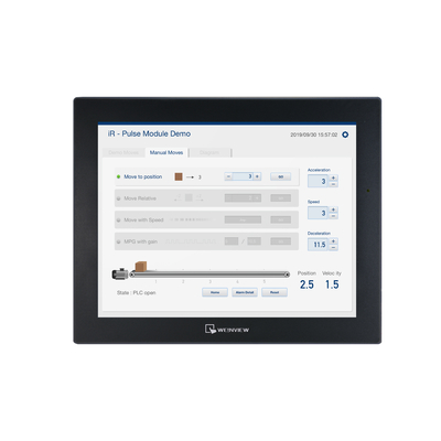 Siemens 10.1'' WVA LED HMI Quad-core RISC CPU CMT1107X para produto de automação WEINVIEW