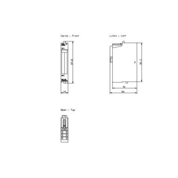 Prazo de pagamento T/T 6ES71384CA600AB0 Módulo de alimentação PM-E Característica elevada para ET 200S 24 V DC