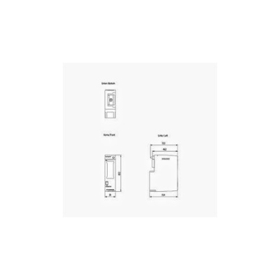 6ES7193-6AS00-0AA0 BusAdapter BA-SEND BA1XFC 1x Conexão rápida para conexão ET
