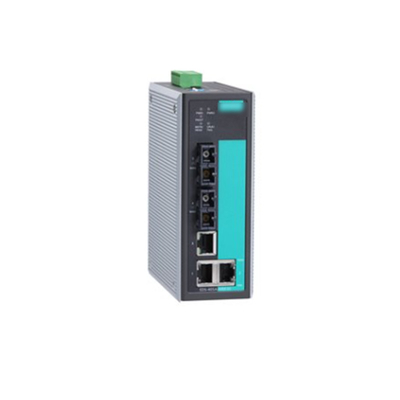100% EDS-405A-MM-SC original de 5 portas, comutador Ethernet Industrial