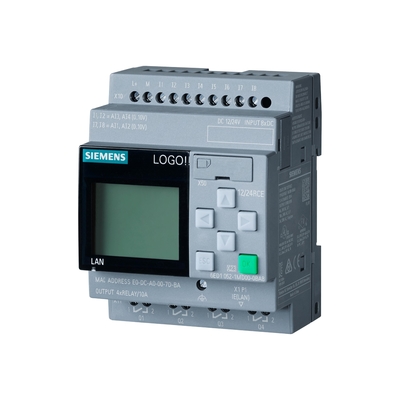 Modulo de relevo de painel de exibição integrado 100% original Siemens LOGO PLC 6ED10521MD080BA1