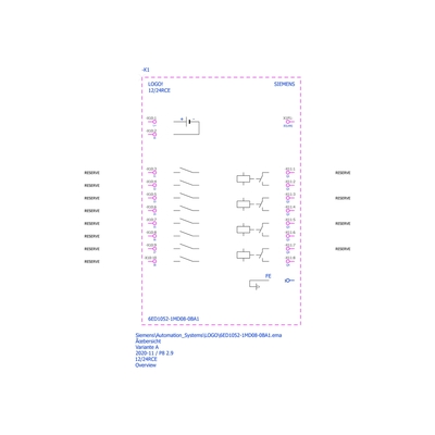 Modulo de relevo de painel de exibição integrado 100% original Siemens LOGO PLC 6ED10521MD080BA1