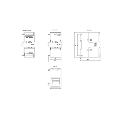 Original do bocado 6ES72883AE040AA0 100% da manutenção programada AI04 AI 4x12 do módulo do PLC de Siemens S7-200SMART