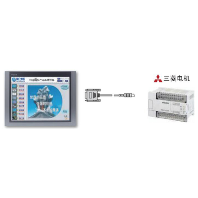 Automatização Industrial Siemens 10.1&quot; TPC1021Kt com memória 128M e resolução 1024*600