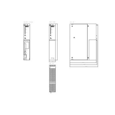 Siemens PLC S7-400 Módulo PS 405 10 A para FOB Termo de transporte Automatização Industrial