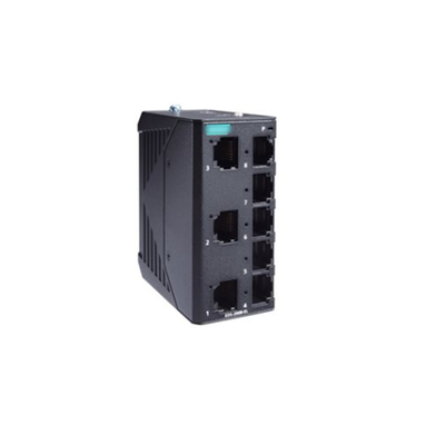 Interruptor Ethernet não gerenciado de 8 portas da série EDS-2008-EL para acessórios de computadores industriais