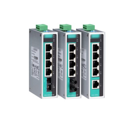 Acessórios para queimadores de gás EDS-205A Comutador Ethernet Industrial não gerenciado de 5 portas para MOXA