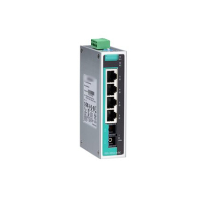 Acessórios para queimadores de gás EDS-205A Comutador Ethernet Industrial não gerenciado de 5 portas para MOXA