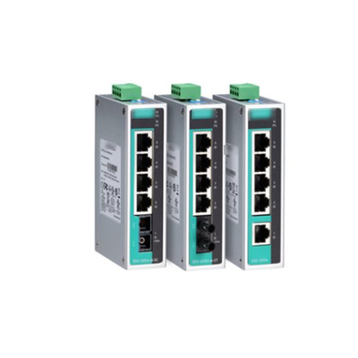 Acessórios para queimadores de gás EDS-205A Comutador Ethernet Industrial não gerenciado de 5 portas para MOXA