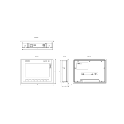 100% testado 6AV21232GB030AX0 Siemens HMI KTP700 Basic Lite Panel Prensa-botão/toque Operação 7&quot; TFT Display