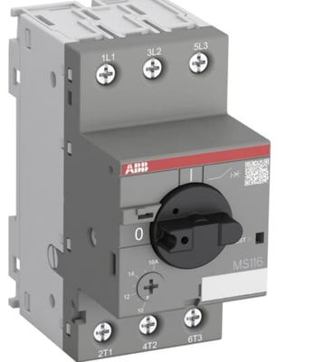 Excelente MS116-4.0 Motor manual 2.5 A 4.0 A para A B B e pronto para o envio