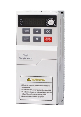 Inversor de vetor de ciclo aberto Simphoenix de fase única 220V 4.0KW para industrial