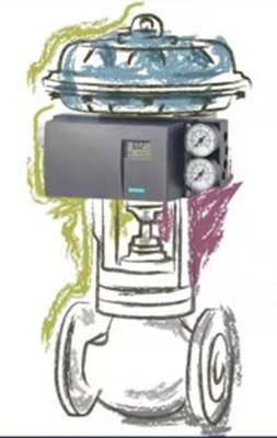 Posicionador de válvulas elétricas inteligente para a Siemens SIPART PS2 6DR5010-0NG00-0AA0
