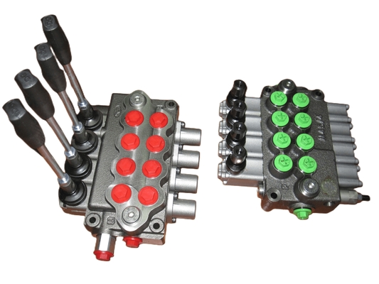 Controle manual G3/8 &quot;Válvula de controle direcional de joystick monobloco hidráulico para personalizado