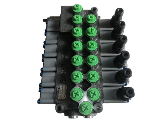 Controle manual G3/8 &quot;Válvula de controle direcional de joystick monobloco hidráulico para personalizado