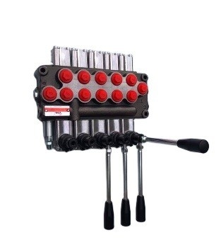 Controle manual G3/8 &quot;Válvula de controle direcional de joystick monobloco hidráulico para personalizado