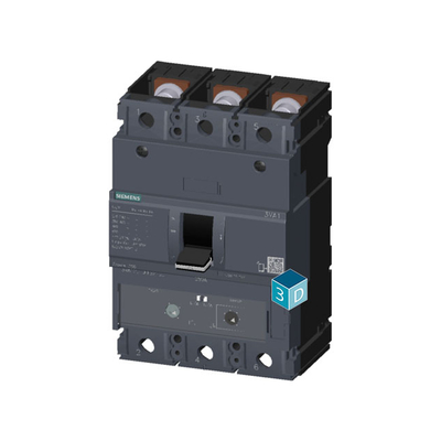 100% testado Siemens 3VA1220-5EF32-0AA0 MCCB IEC FS250 200A 3P 55KA TM ATAM Power Off Knife