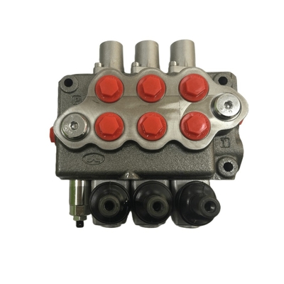 Válvula de controlo direccional de 45L/min para Walvoil Tipo 40-380LPM Hidráulica Monobloco de 4 bobinas