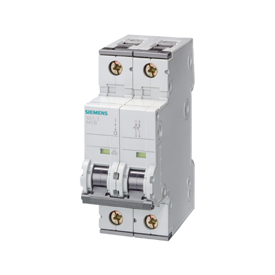 5SY4 Interruptor de circuito em miniatura 400V 10kA 2 Pólo C 16A 5SY42167CC para prazo de envio FOB