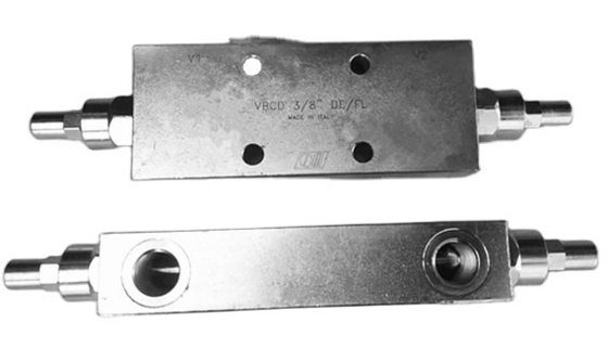 VBCD 3/8&quot; DE/FL Válvulas sobrecentrais Válvula de contra-equilíbrio para pressão máxima de 350 bar
