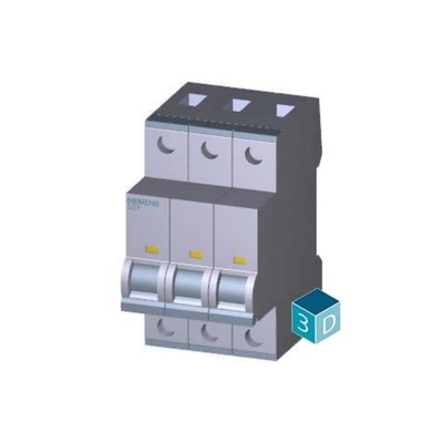 5SY7313-8CC Interruptor de circuito em miniatura 400V 15kA 3-pole D 13A SENTRON Para aplicações