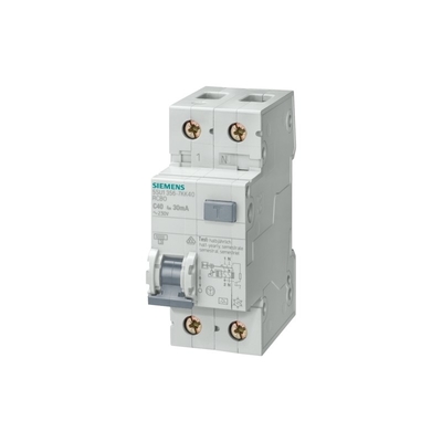 Siemens 5SU1353-1KK16 FI/LS AC 30MA 1 N-P C16 4.5KA Combo MCB de interruptor de corrente residual
