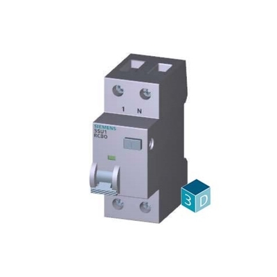 Siemens 5SU1353-1KK16 FI/LS AC 30MA 1 N-P C16 4.5KA Combo MCB de interruptor de corrente residual