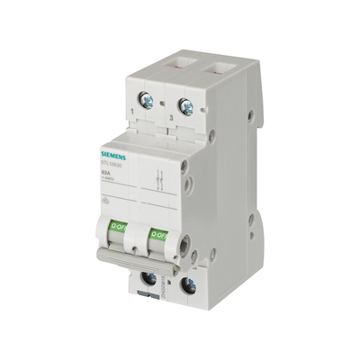 5TL12630 Desconector da série 5TL 5TL1 63A 2P 5TL1263-0 para embalagens originais da Siemens