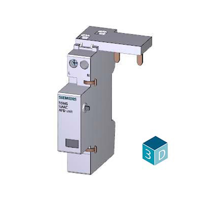 Bloco de interruptor de segurança contra incêndio AFDD 1-16A 230V para disjuntores Siemens 5SM6021-2