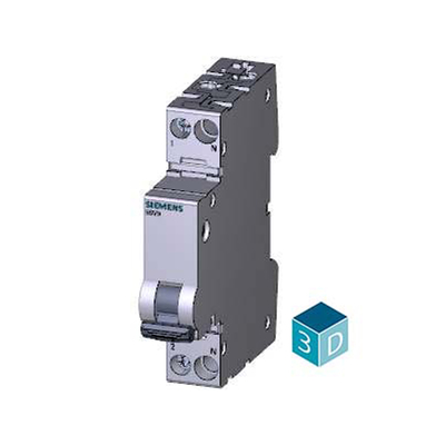 Interruptor de proteção de corrente residual compacto 1P N Tipo AC 30 mA 5SV9313-1CN25 para a Siemens
