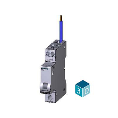 Interruptor de proteção de corrente residual compacto 1P N Tipo AC 30 mA 5SV9313-1CN25 para a Siemens