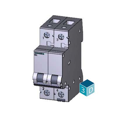 100% Estritamente testado 5SL6210-7CC 2-pole miniatura disjuntor para Siemens 400V 6kA