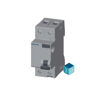 Siemens 5SV4614-0 Disjuntor de corrente alternada residual de dois polos 40A 300mA Un AC 230V