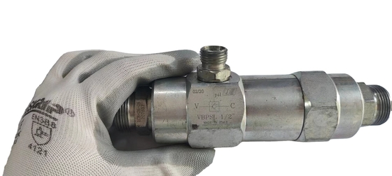 Círculos de bloqueio com taxa de fluxo de 35 L/min VBPSL 3/8&quot; válvula de retenção hidráulica operada por piloto